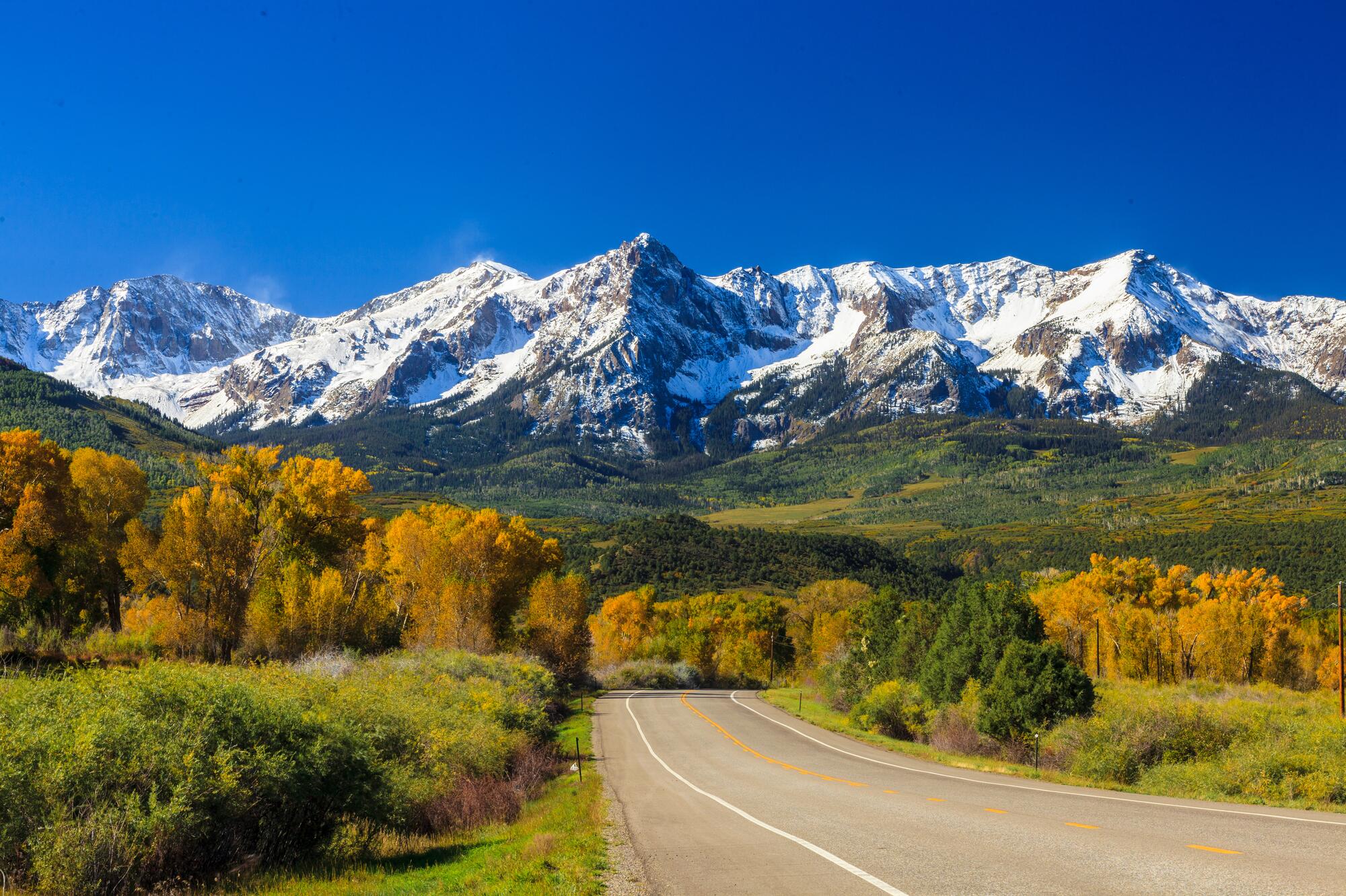 road in colorado